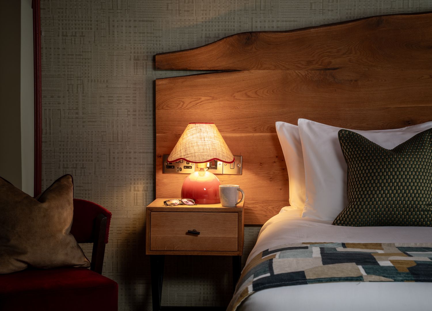 feature bedroom at the royal aok