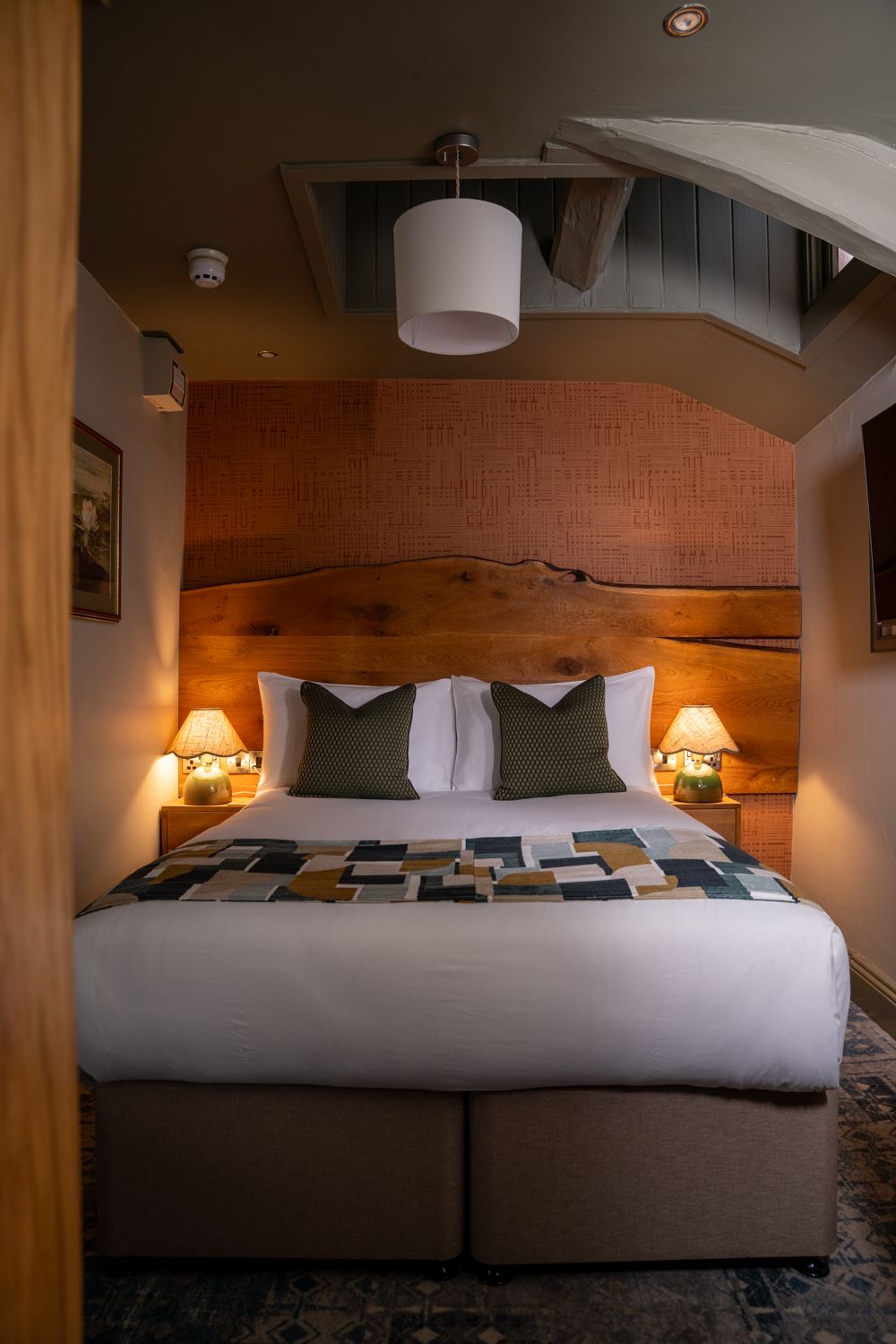 cosy bedroom at the royal oak