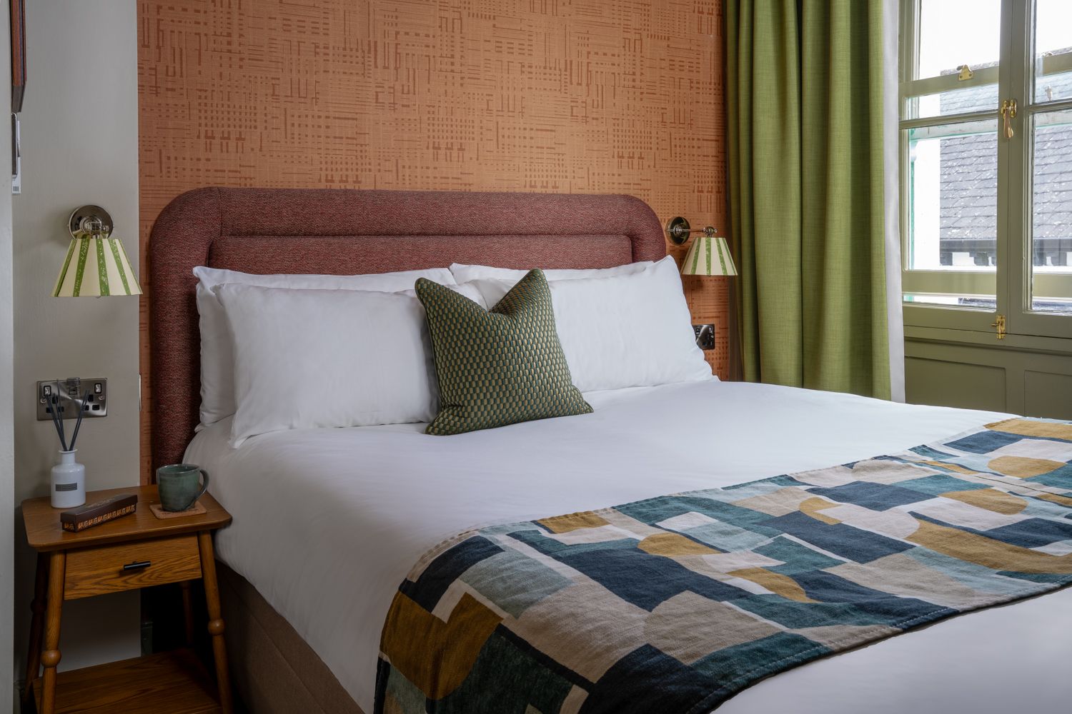 cosy bedroom at the royal oak
