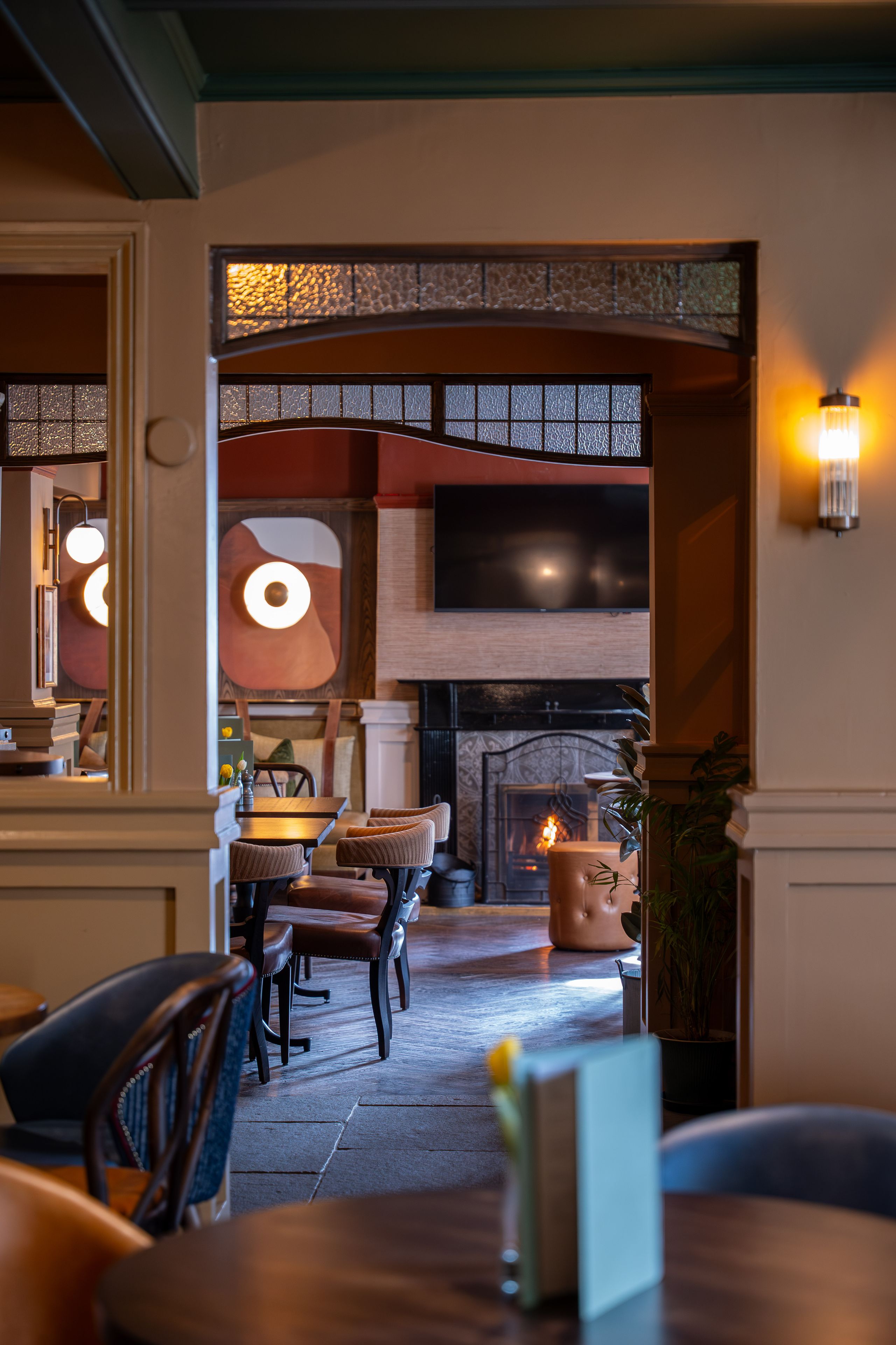restaurant seating area